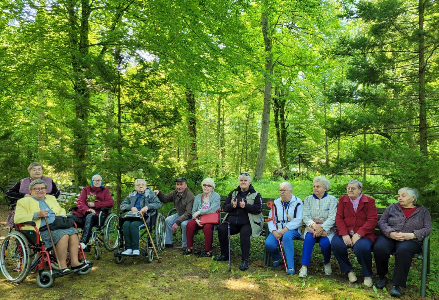 Seniorzy w Arboretum1